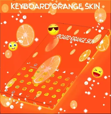 Keyboard Orange Skin android App screenshot 3