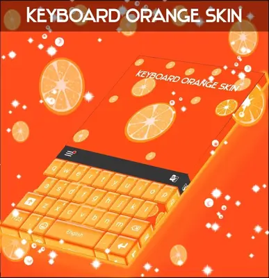 Keyboard Orange Skin android App screenshot 4